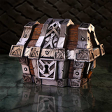 World of Warcraft Scatola del tesoro Silverbound - Vista frontale Stile di vita