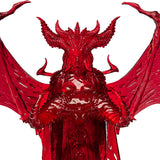 Diablo IV Statua Lilith Rossa 30,5 cm - Vista frontale ravvicinata