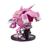 Nendoroid Jumbo MEKA modello classico di Overwatch in rosa - Vista posteriore sinistra