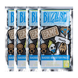 Blizzard Series 4 Blind Badge Booster 4-Pack Bundle in blu - Vista frontale