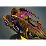 StarCraft Limited Edition Golden Age Protoss Carrier Ship 18cm Replica in oro - Zoom Overhead View