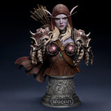 World of Warcraft Busto di Sylvanas in scala 1:3 - Vista frontale