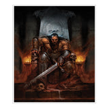 Diablo IV Barbarian Bul-Kathos Poster - Front View