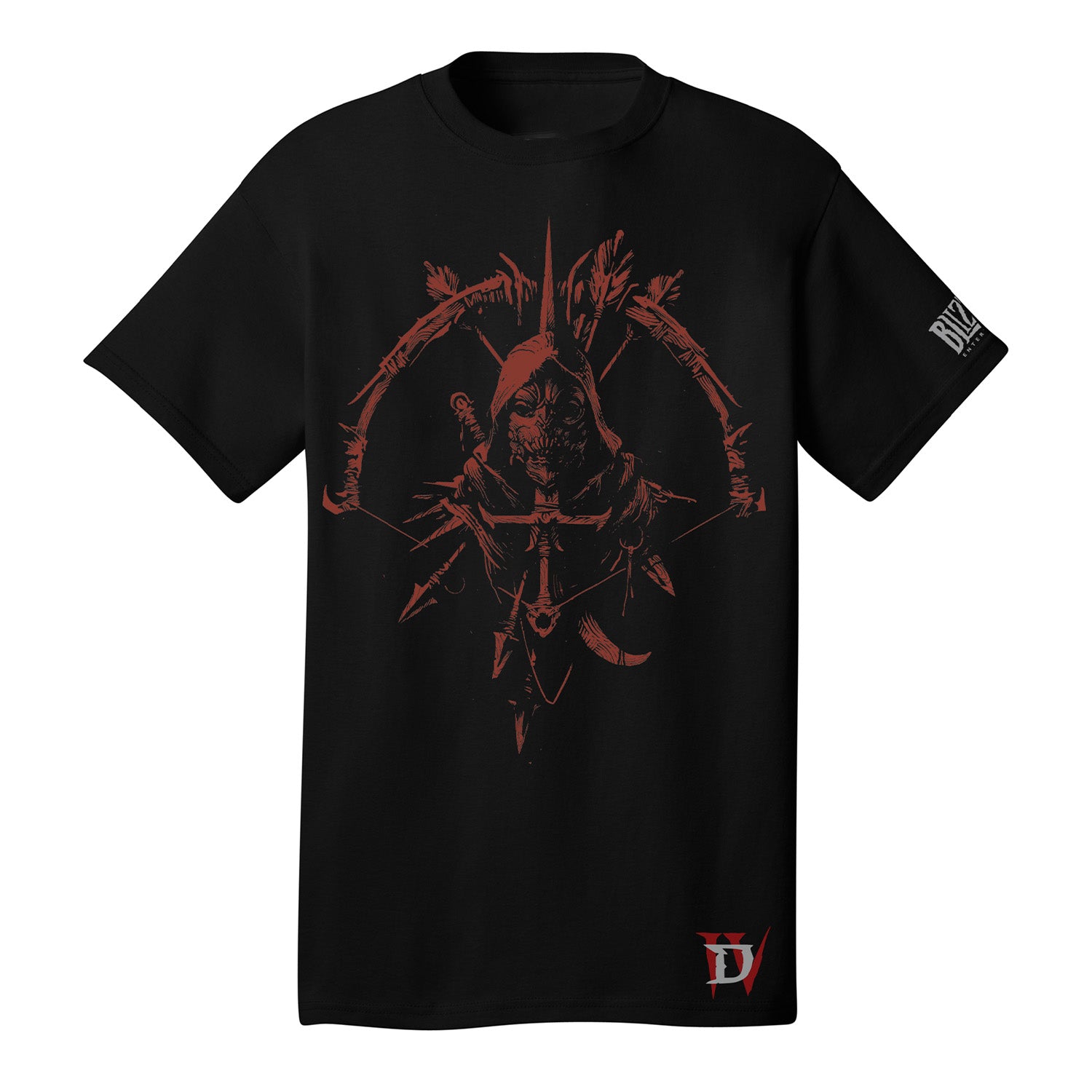 Diablo IV Rogue Black T-Shirt - Front View