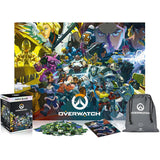 All the pieces of the Overwatch: Heroes Collage 1500 Piece Puzzle