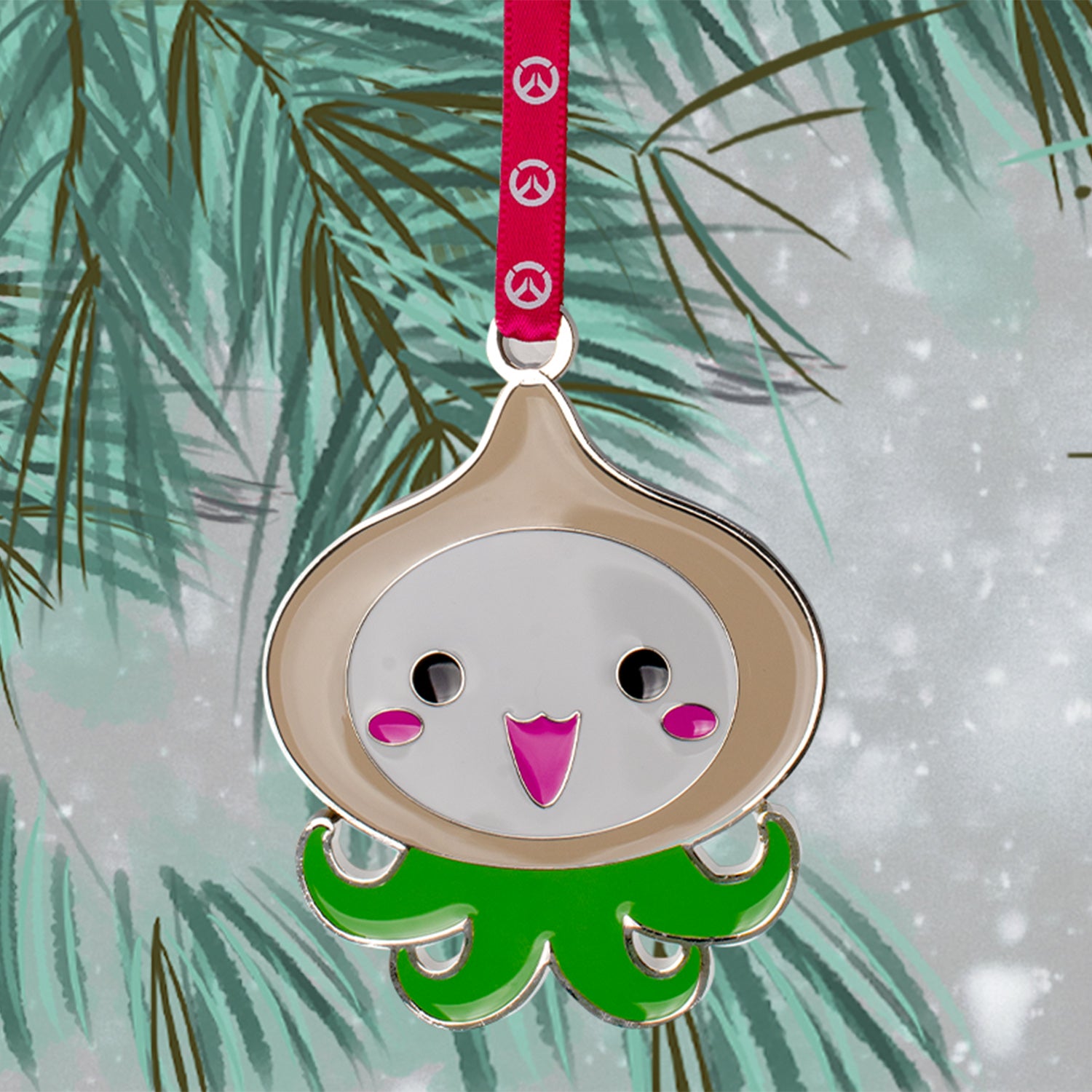 Overwatch 2 Pachimari Holiday Ornament - Close Up View