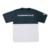 Overwatch 2 Logo White Colour Block T-Shirt - Front View