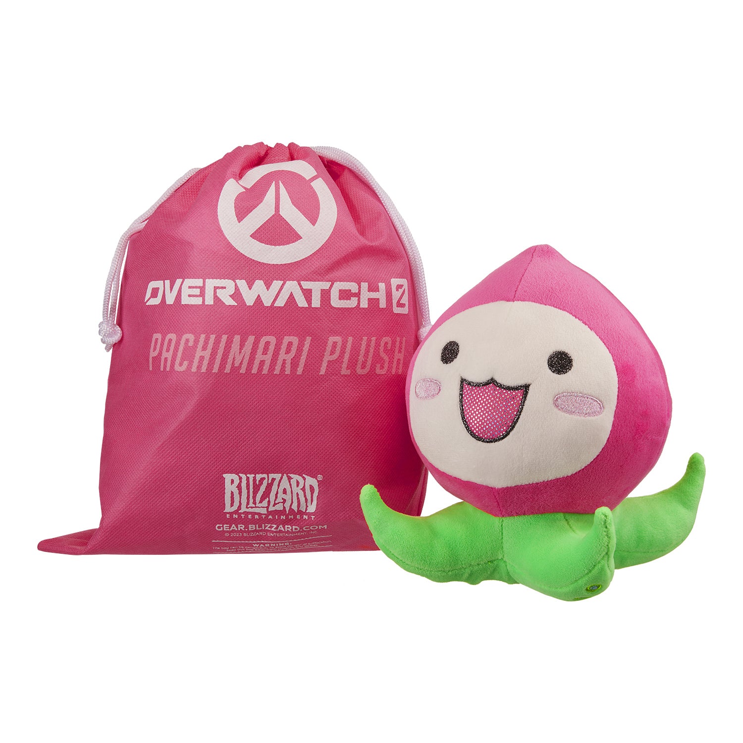 Overwatch 2 Pachimari Plush Convention Variant - Front View with Bag