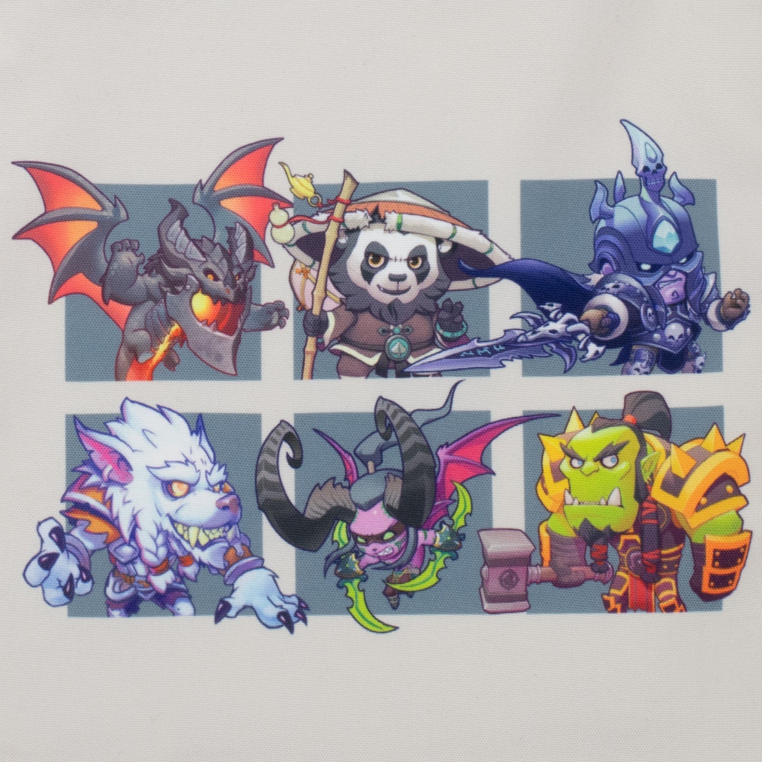 World of Warcraft Cute But Deadly Tote Bag - Close Up View
