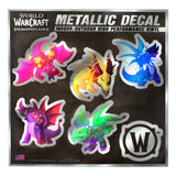 World of Warcraft Metallic Dragon Sticker Sheet - Front View