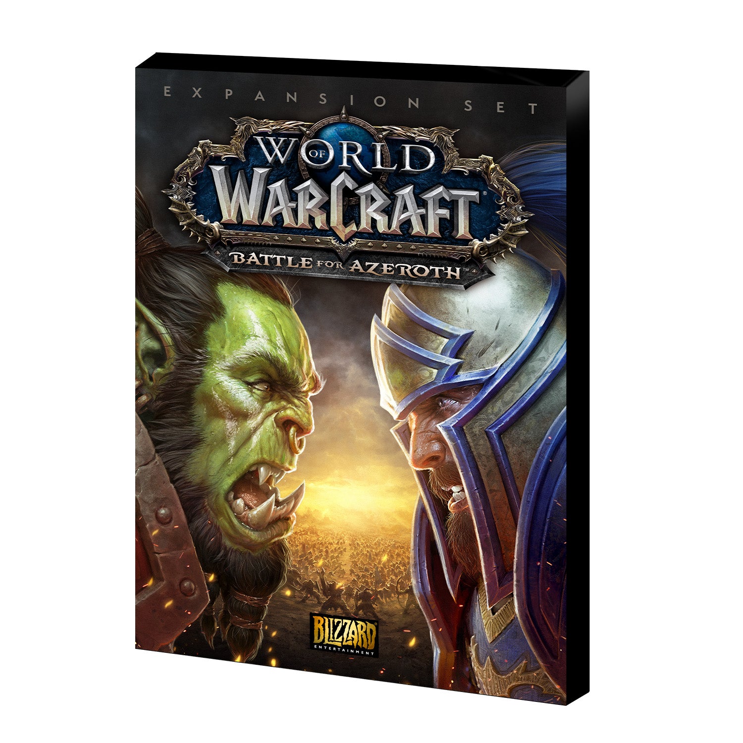 World of Warcraft Battle for Azeroth Box Art Canvas - Front View