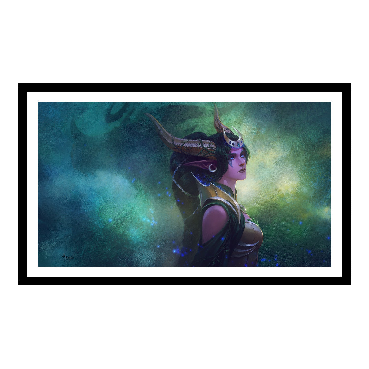 World of Warcraft Ysera 30.5 x 43.4 cm Framed Art Print - Front View