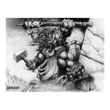 Warcraft Samwise Sketch Tauren 18x24" Poster - Front View