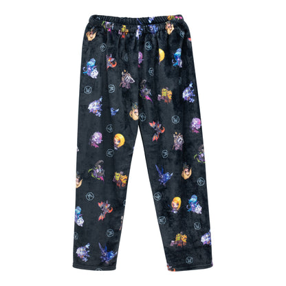 World of Warcraft Cute But Deadly Fleece Pajama Pants - Back View
