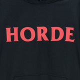 World of Warcraft Horde Strength Black Hoodie - Close Up View