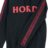 World of Warcraft Horde Strength Black Hoodie - Close Up View