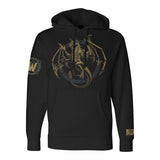 World of Warcraft Wrathion Black Hoodie - Front View