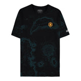 World of Warcraft Alliance Map of Azeroth Black T-Shirt - Front View