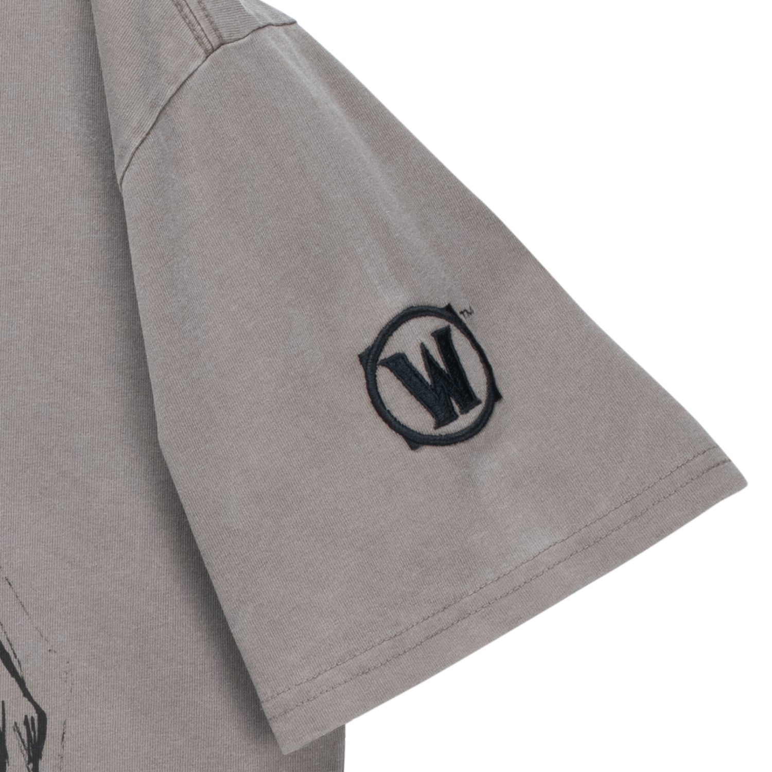 World of Warcraft Alexstrasza Sketch Grey T-Shirt - Sleeve View