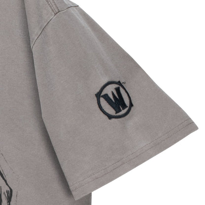 World of Warcraft Alexstrasza Sketch Grey T-Shirt - Sleeve View