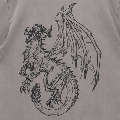 World of Warcraft Alexstrasza Sketch Grey T-Shirt - Close Up View