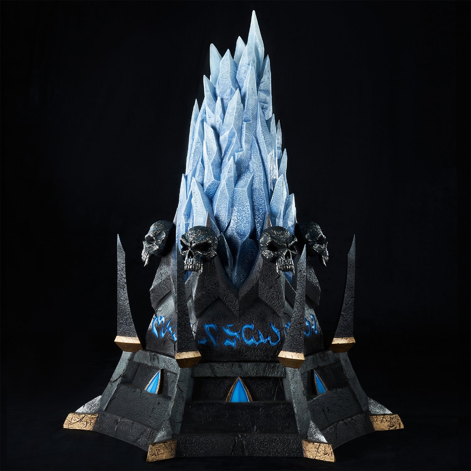 World of Warcraft Frostmourne Sword Ice Pedestal - Front View Without Sword