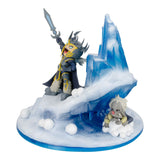 Lil' Champions Snow Fight Arthas 7.5in. Statue - Side View