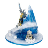 Lil' Champions Snow Fight Arthas 7.5in. Statue - Side View