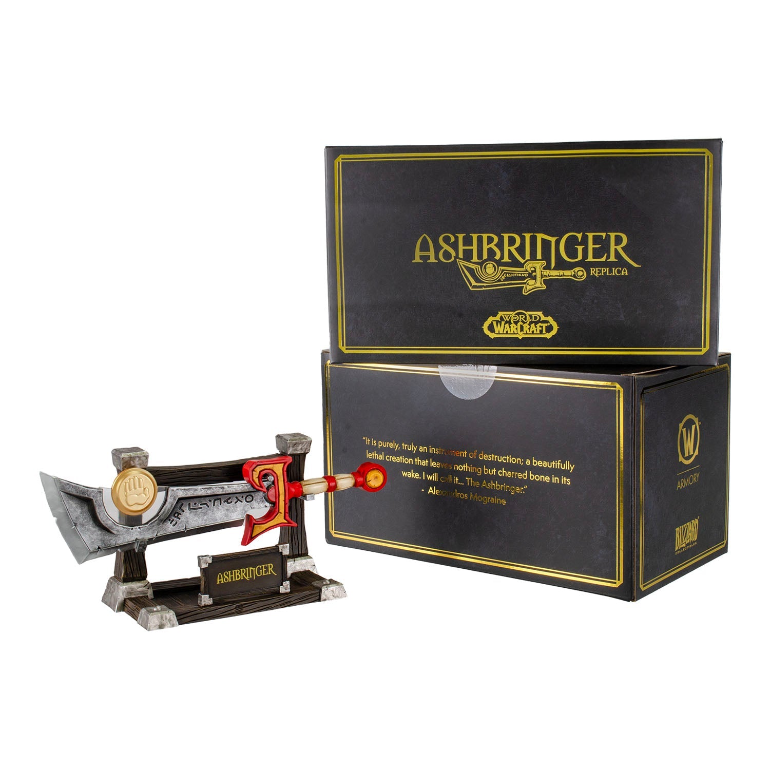 World of Warcraft Ashbringer 11" Replica - Product and Package Front and Back View