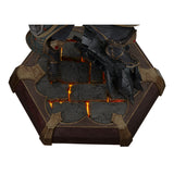 World of Warcraft Wrathion 35.5cm Statue - Top View with Base Lights On