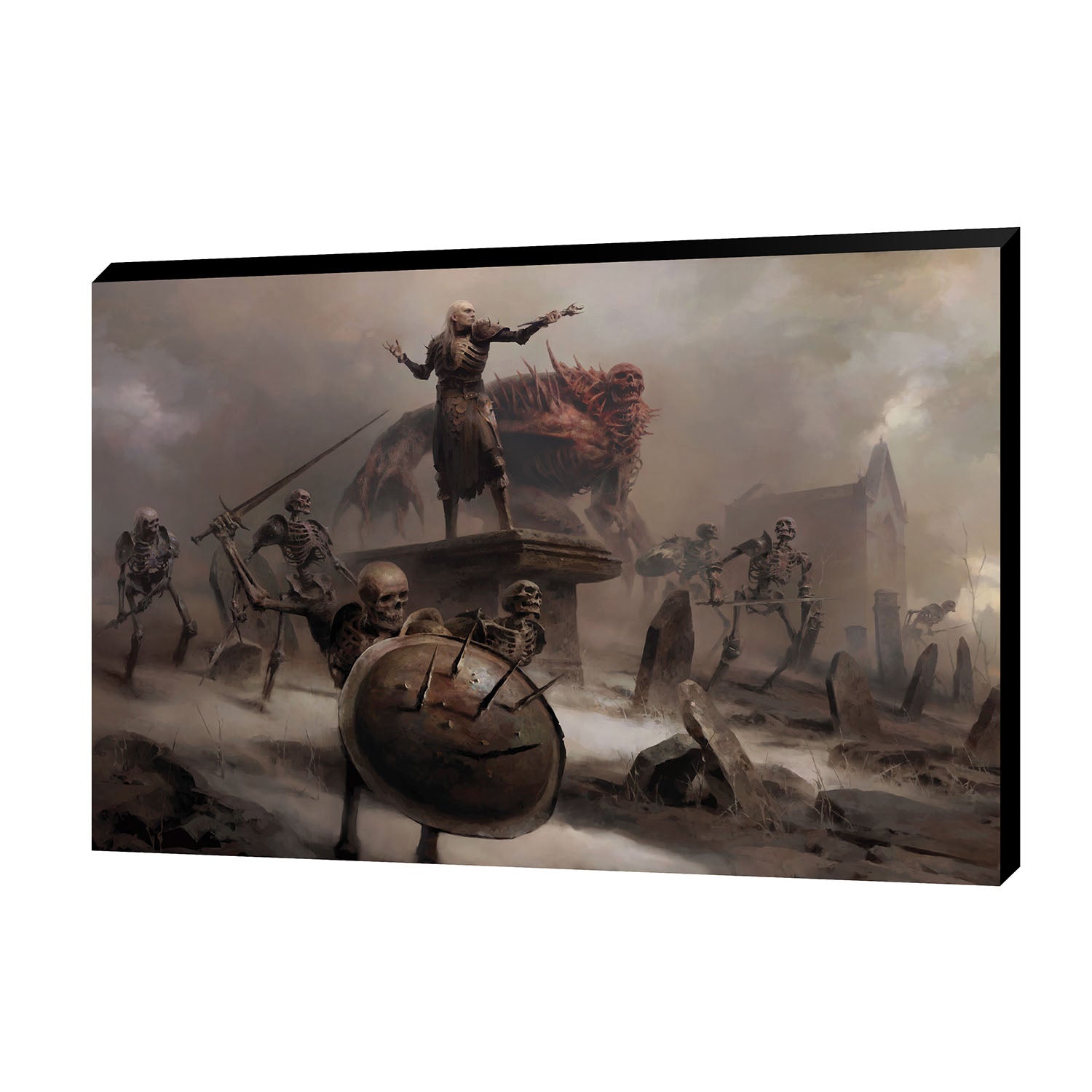 Diablo IV Army of the Undead 35.5 x 50.8cm Canvas - Front View