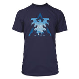 StarCraft II Terran Silhouette J!NX Navy T-Shirt - Front View