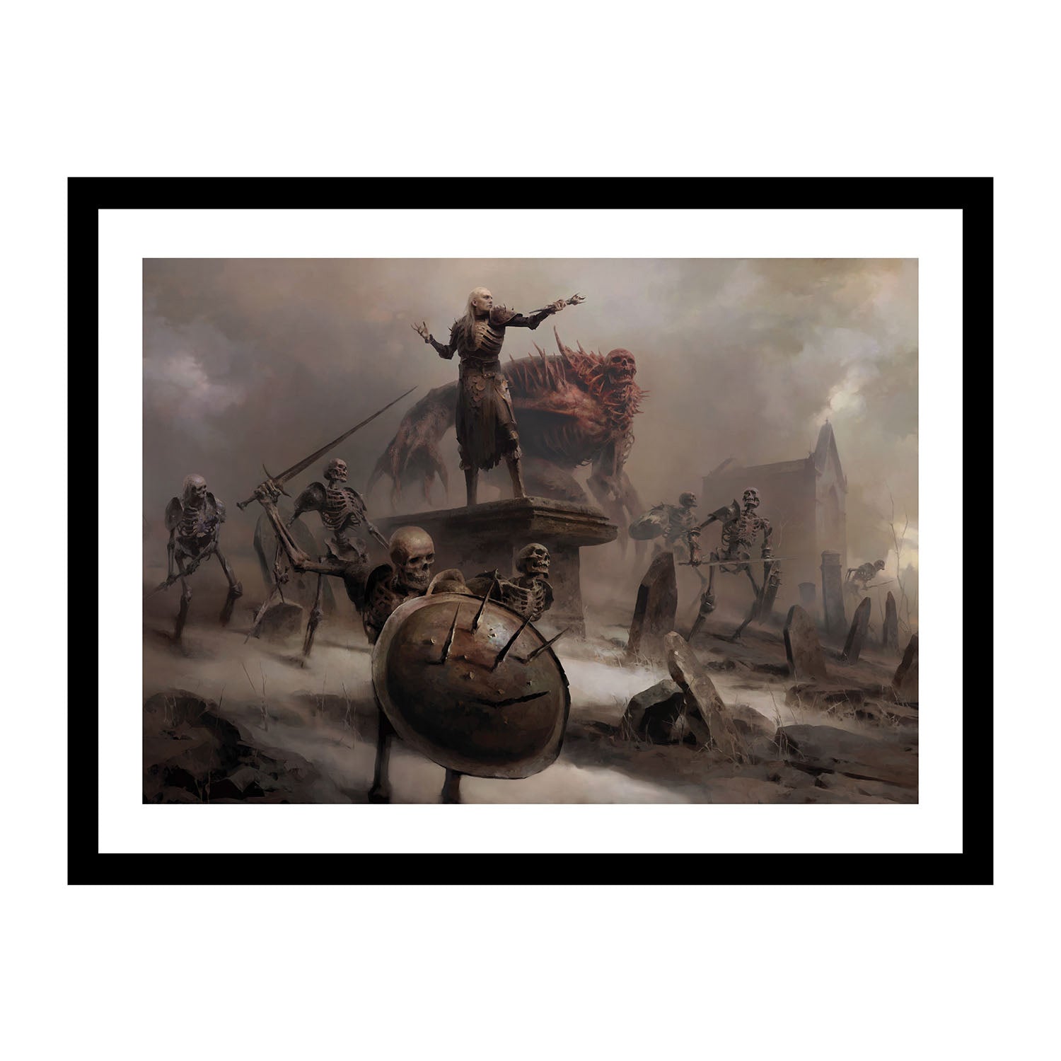 Diablo IV Army of the Undead 35.5 x 50.8cm Framed Print - Front View