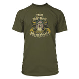 Hearthstone Evil Heckler J!NX Army Green T-Shirt - Front View