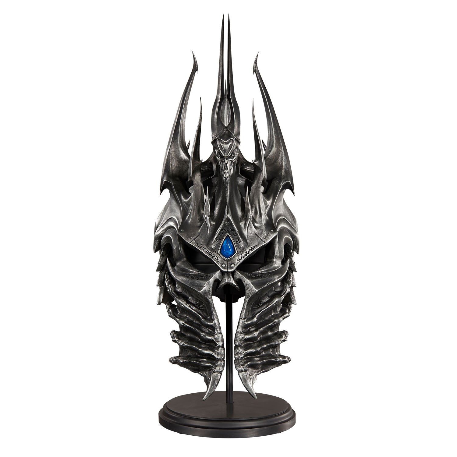 World of Warcraft Arthas 48cm Replica Helm of Domination in Grey - Front View