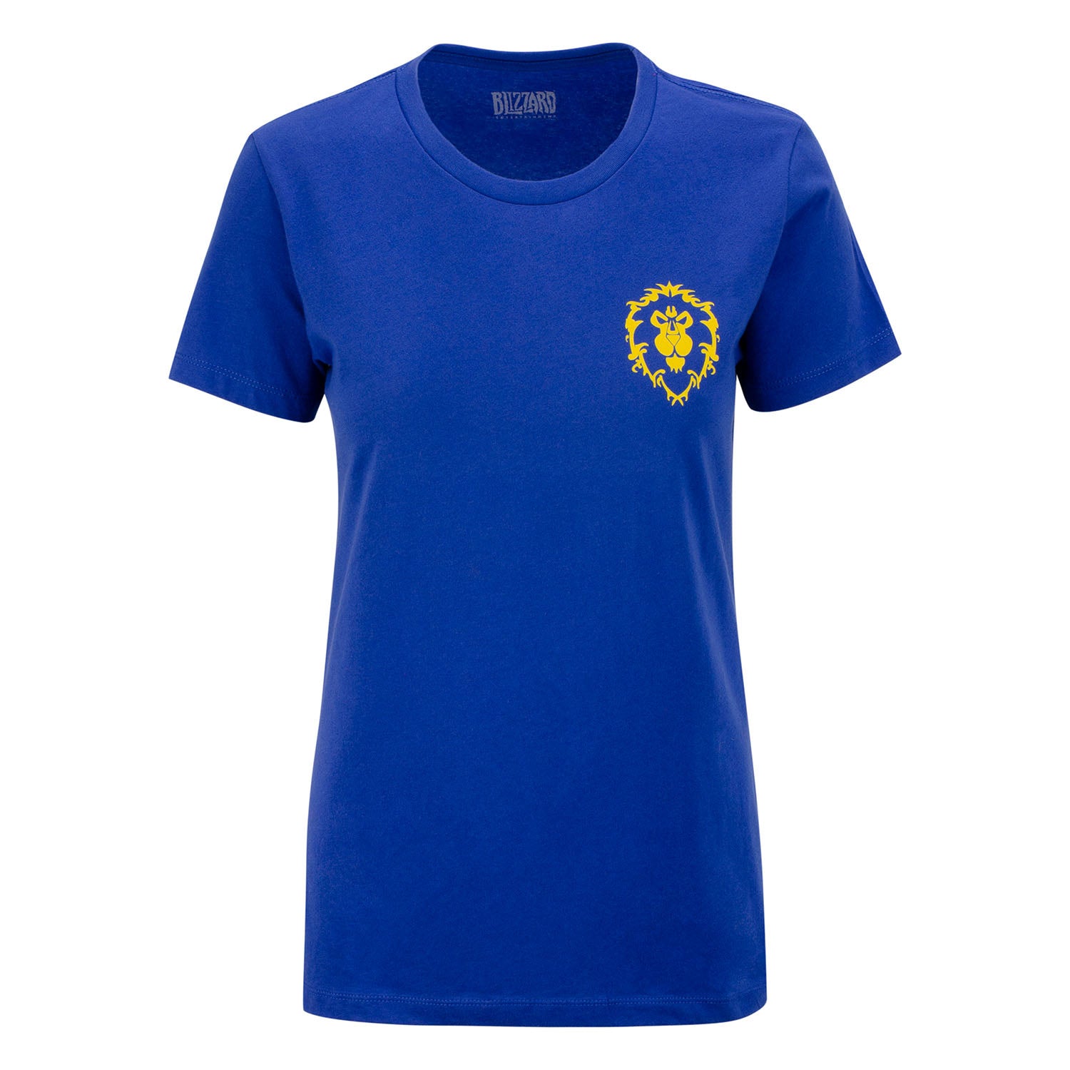 World of Warcraft Alliance Women's Blue T-Shirt - Front View
