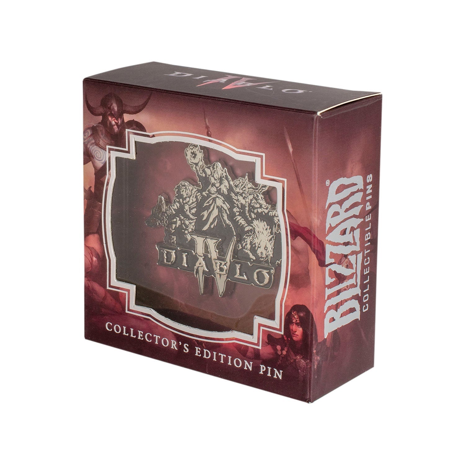 Diablo IV Classes Collector's Edition Pin in Red - Front View
