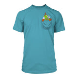 World of Warcraft Murloc Blue Pocket T-Shirt - Front View