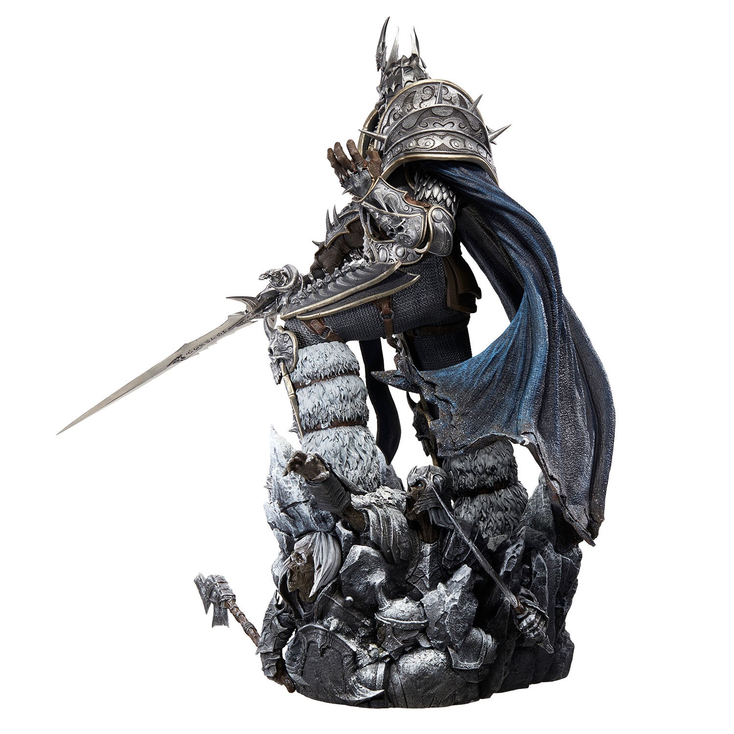 World of Warcraft Lich King Arthas Menethil 66cm Premium Statue - Back Left View