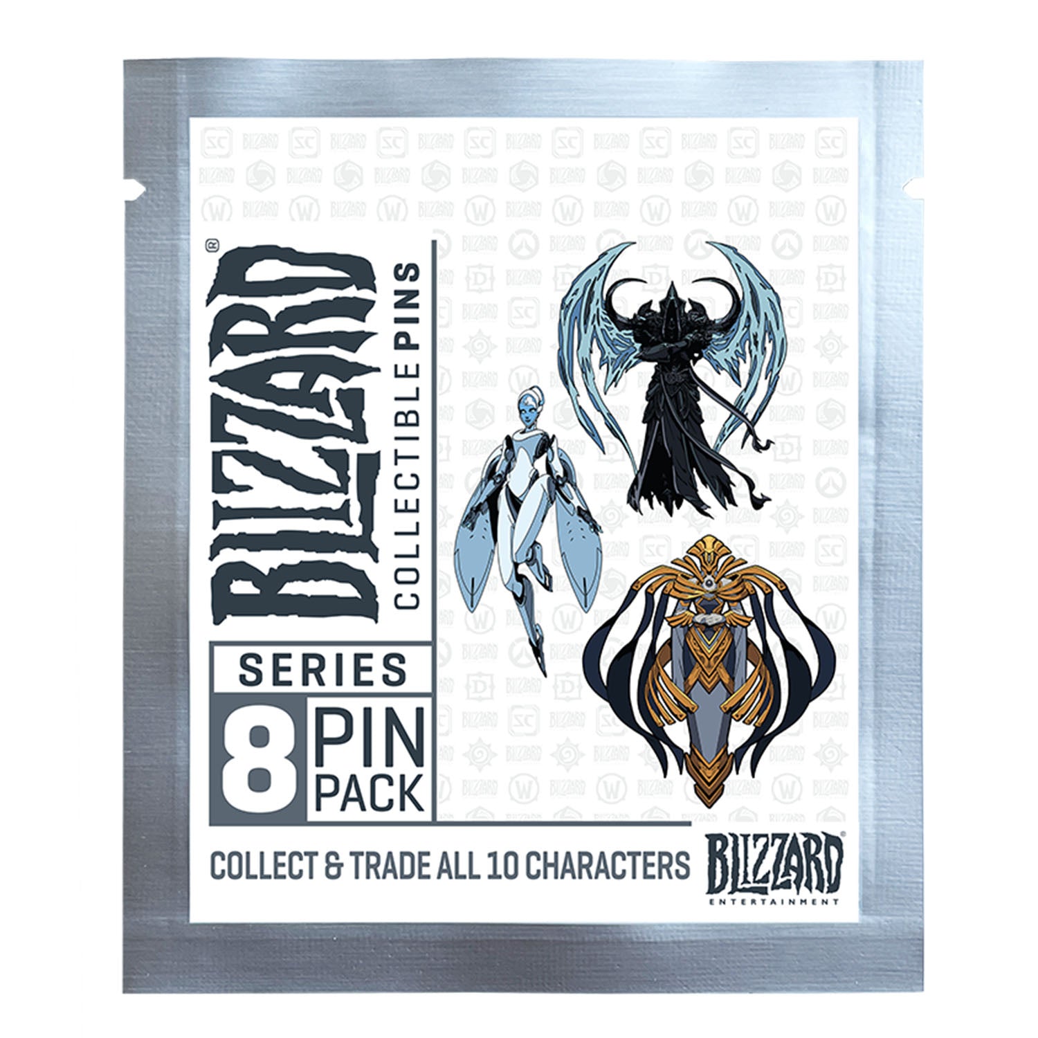 Blizzard Series 8 Blind Packs- 5 Pack Set in Gold - Front View