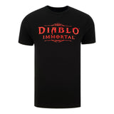 Diablo Immortal Black T-Shirt - Front View with Diablo Immortal Logo