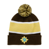 Hearthstone Brown Pom Beanie - Front View