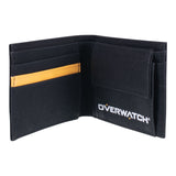 Overwatch Logo Black Wallet - Open View