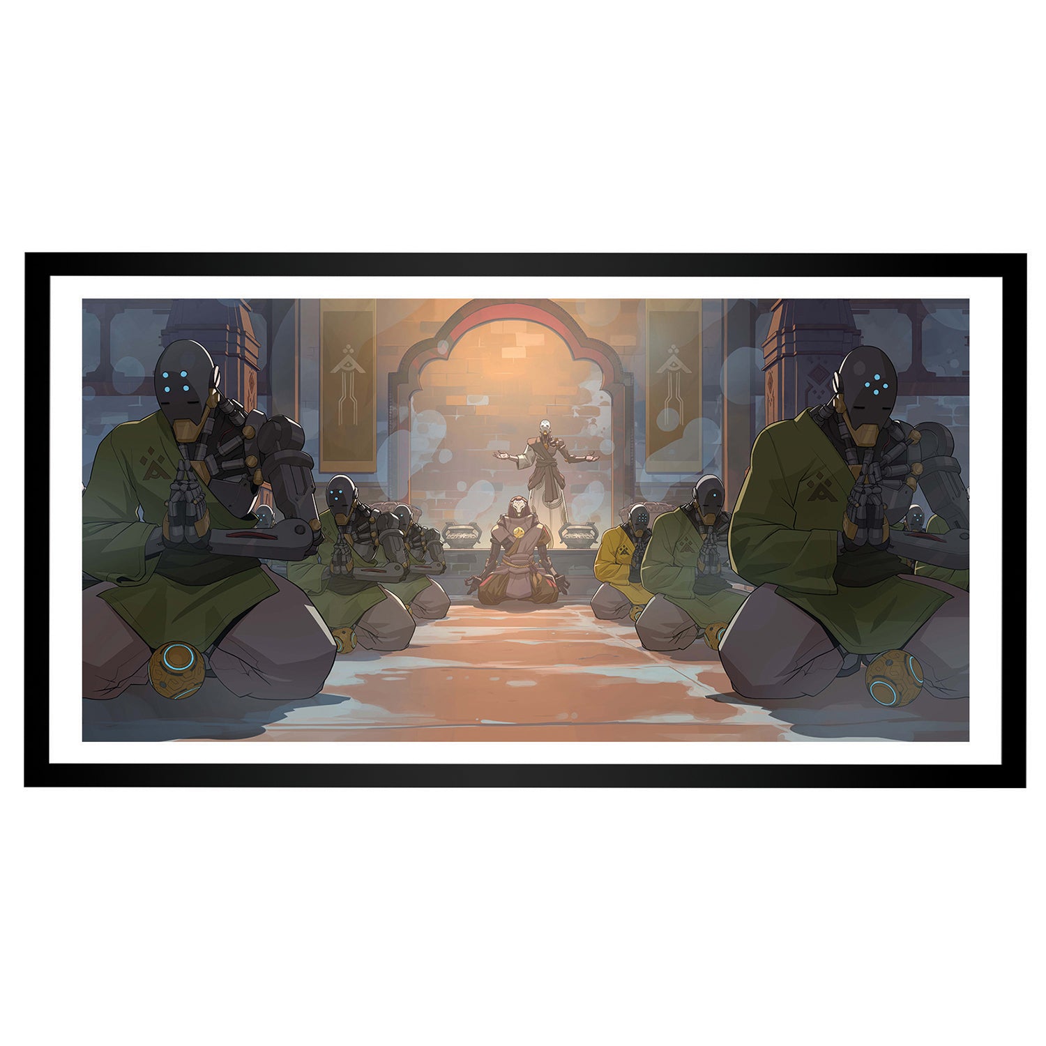 Overwatch 2 Ramattra Harmony 12x24 in Framed Art Print - Front View