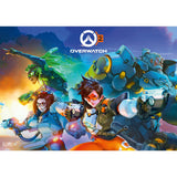 Overwatch 2: Rio 1000 Piece Puzzle in Blue - Overhead View