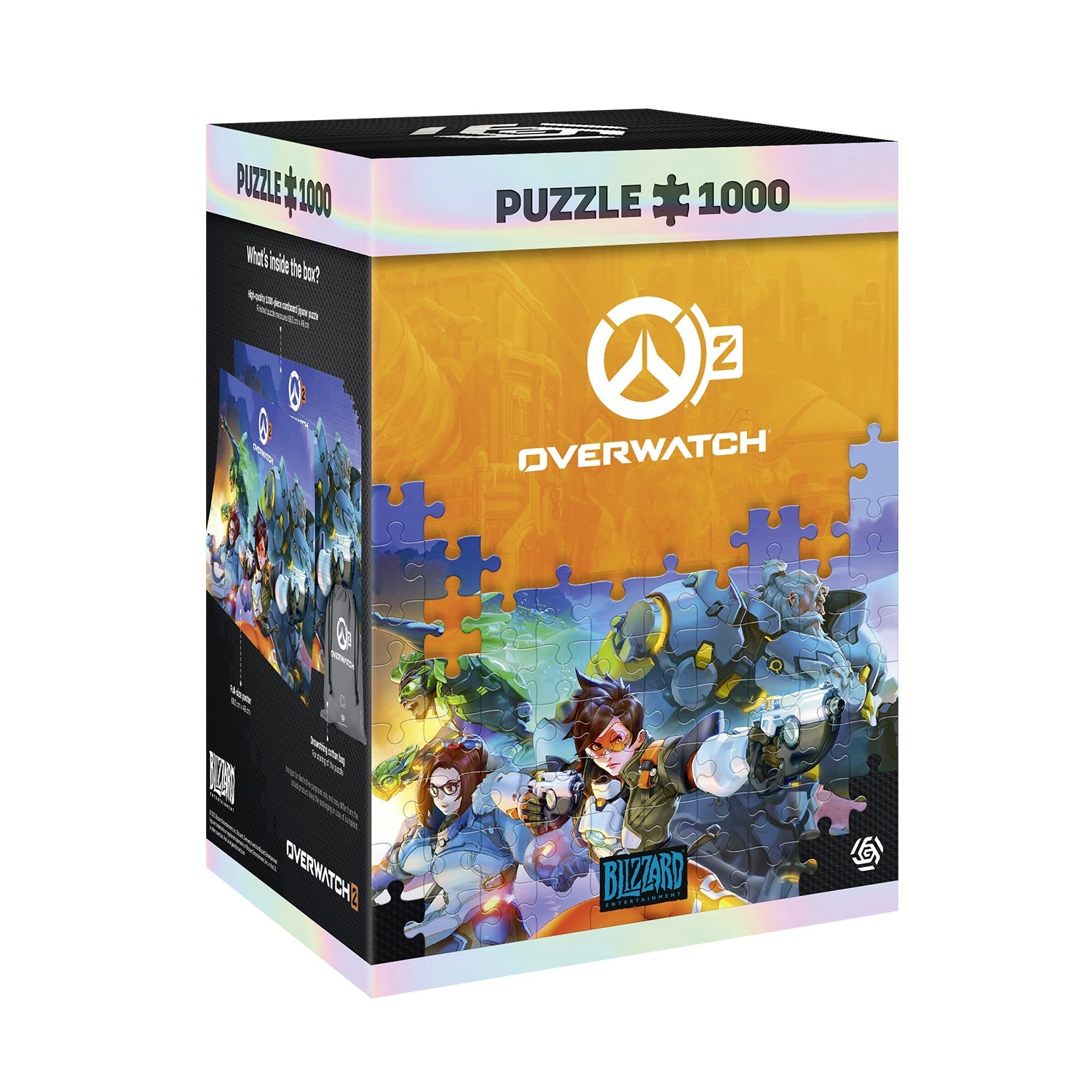 Overwatch 2: Rio 1000 Piece Puzzle in Blue - Front Right View