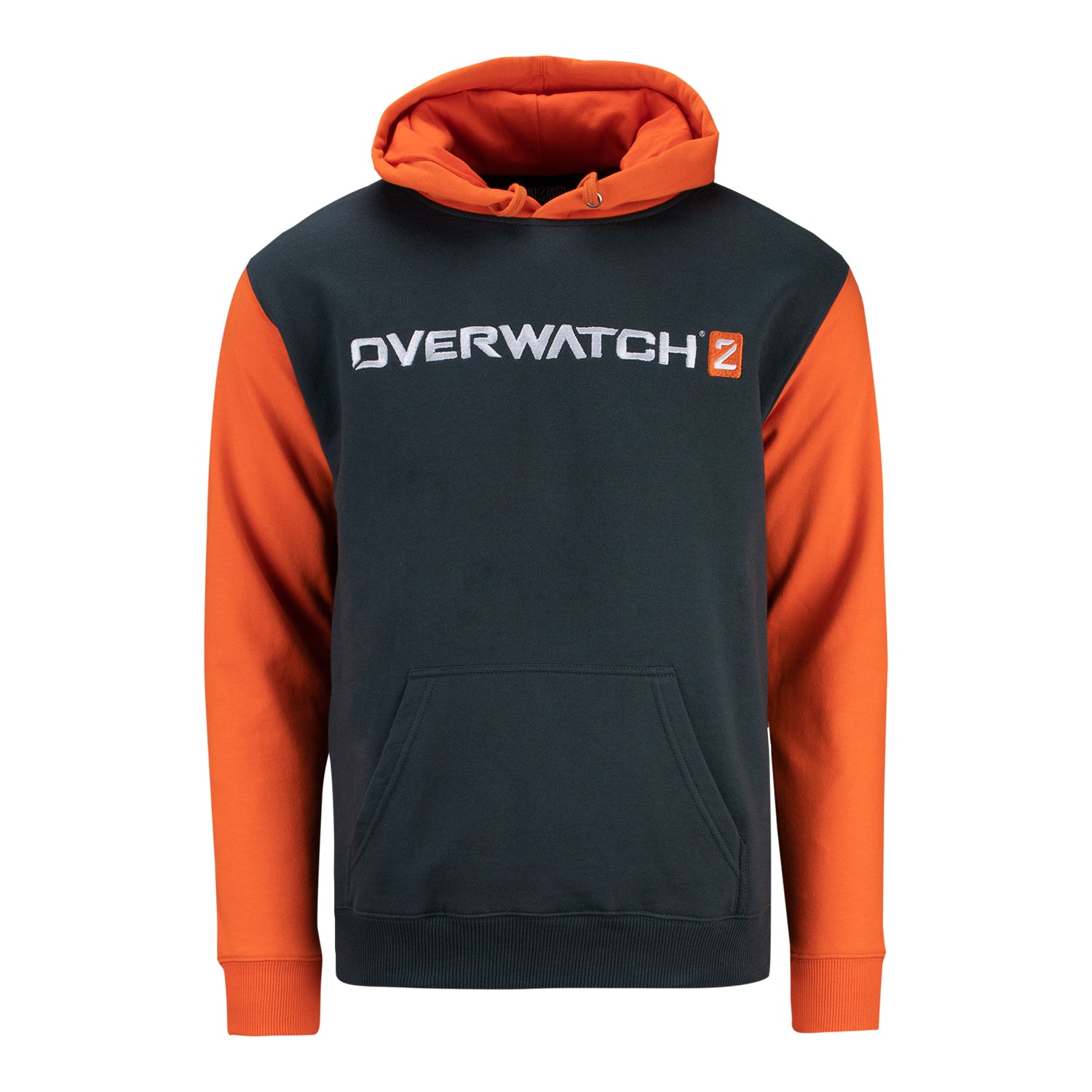 Overwatch 2 Charcoal Colourblock Hoodie - Front View
