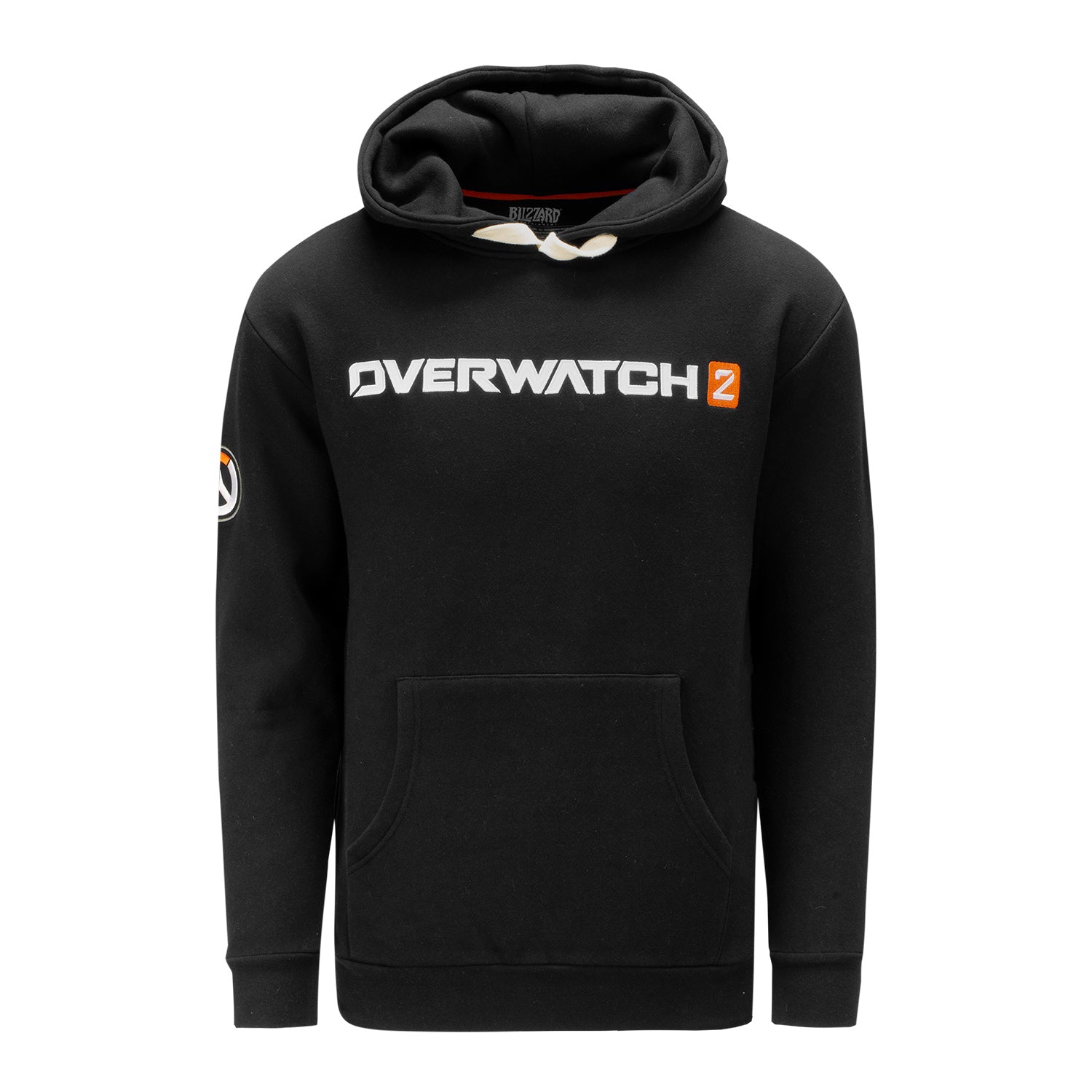 Overwatch 2 Heavy Weight Patch Pullover Black Hoodie - Front View