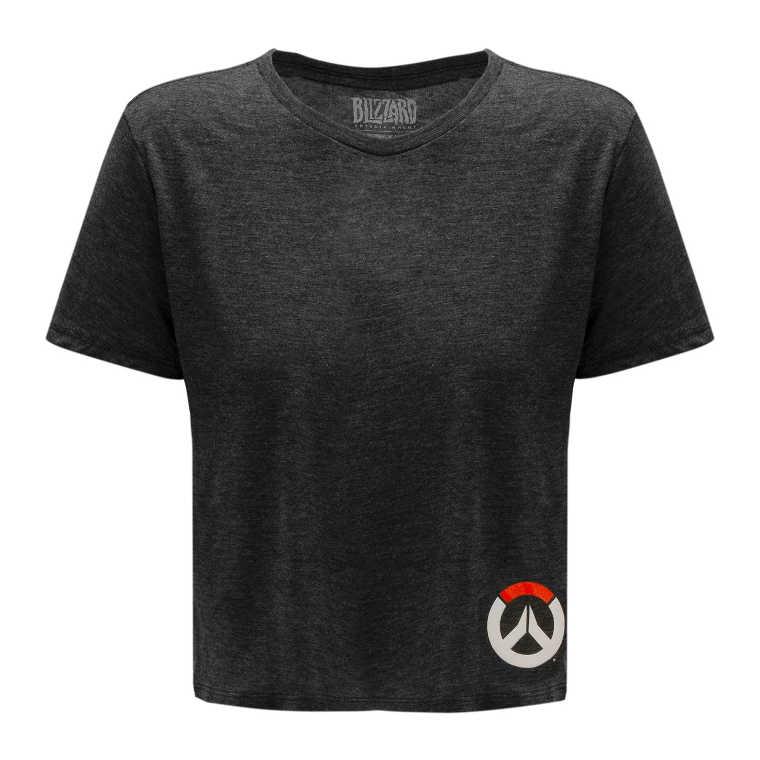 Overwatch 2 Women's Grey Cropped T-Shirt - Front View
