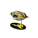 StarCraft Protoss Carrier Ship 18cm Replica in Yellow - Back Left View